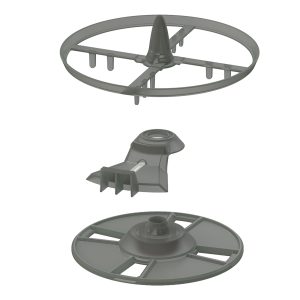 Replacement Stirring Wheel. Locking Cover. and Measuring Wheel Set for Formula Pro Advanced